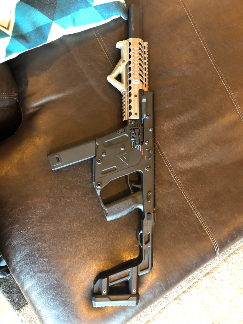 SOLD Krytac vector helix axem rail and helix trident suppressor 5 mags ...