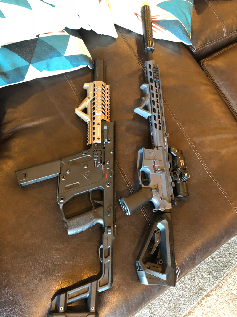 SOLD Krytac vector helix axem rail and helix trident suppressor 5 mags ...