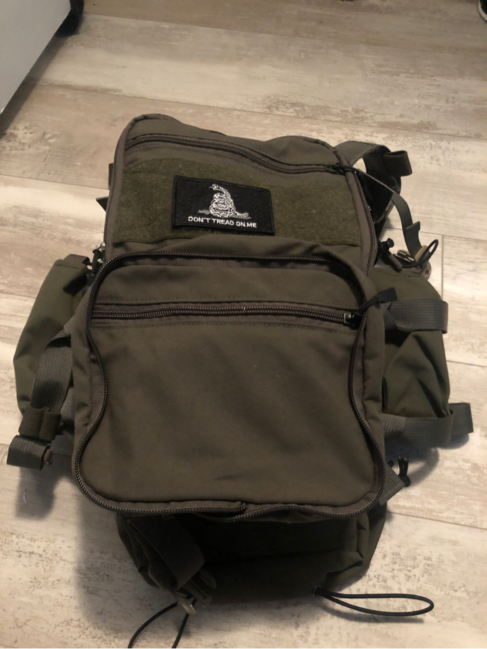 TMC mini chest rig with HALEY STRATEGIC flatpack Ranger green | HopUp ...