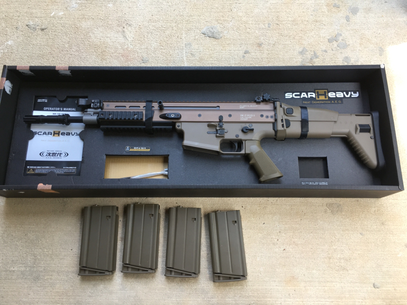 Sold Tokyo Marui Scar H Recoil Shock Hopup Airsoft