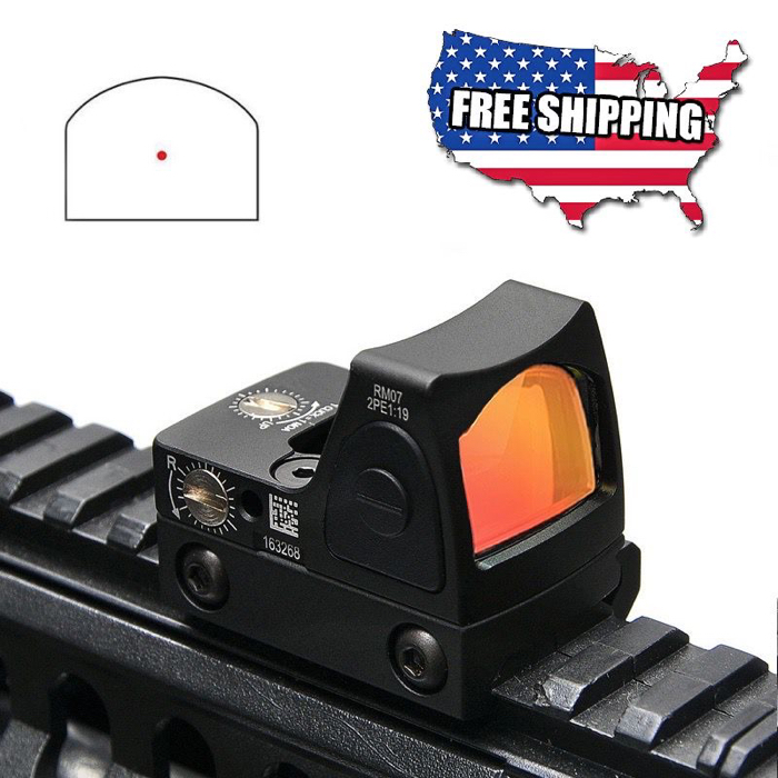 Details about   Mini RMR Red Dot Sight Collimator Base Glock/Handgun Reflex Sight Fit 20mm 