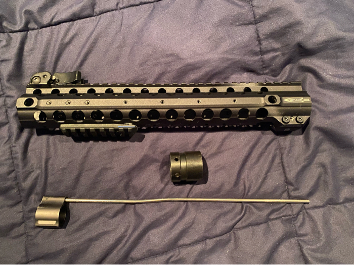 SOLD 12.5 inch Pts Centurion Arms Rail with gas block | HopUp Airsoft