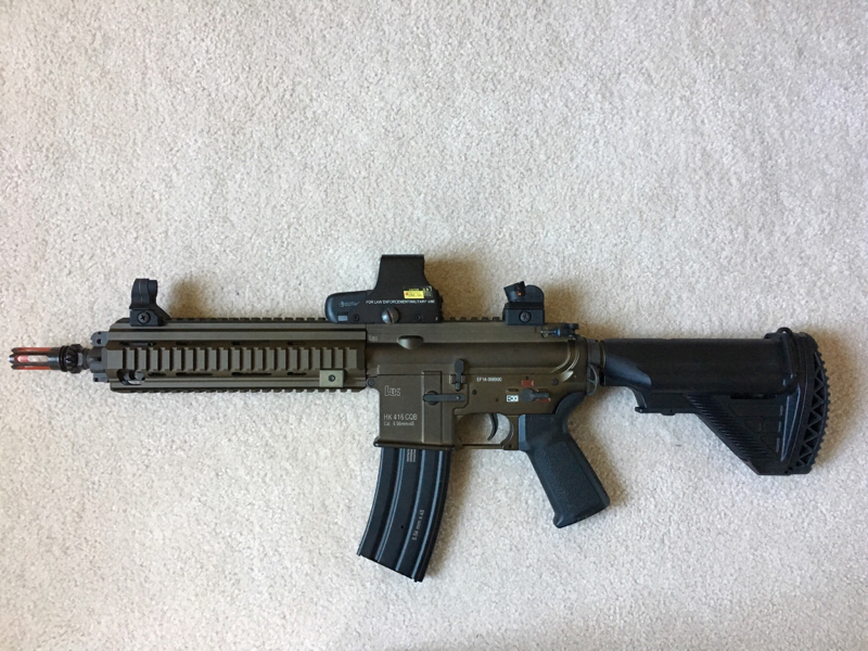 SOLD VFC Limited Edition HK416 AEG (Gold Bronze) | HopUp Airsoft