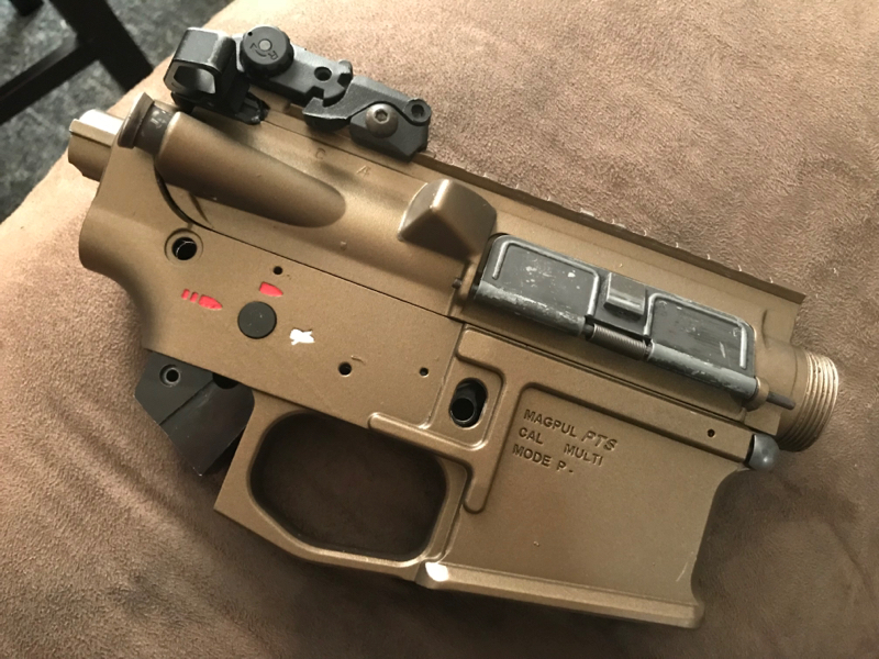 SOLD cerakoted G&P Magpul receiver set | HopUp Airsoft