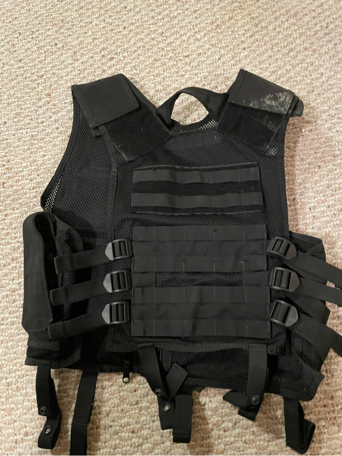 SOLD Black tactical chest vest | HopUp Airsoft