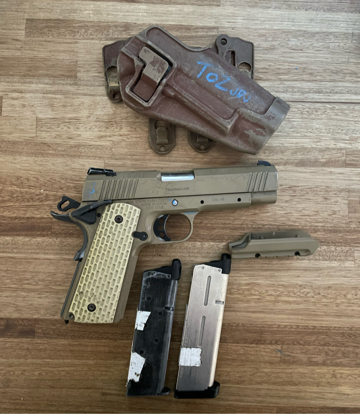 SOLD Pistola 1911 Airsoft Tokyo Marui Desert Warrior HopUp Airsoft