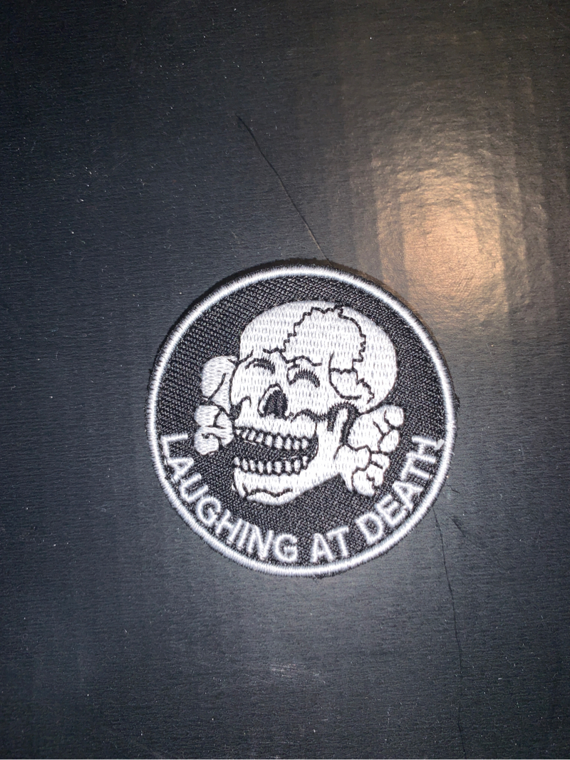 “Laughing at Death” Custom Patches | HopUp Airsoft