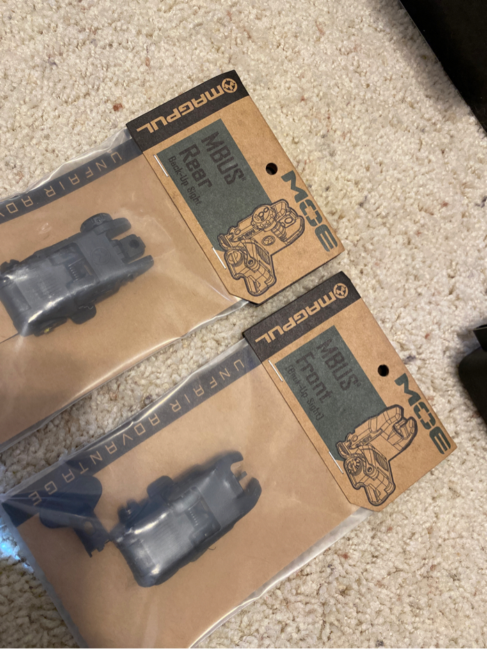 SOLD Magpul MOE style MBUS BUIS sights | HopUp Airsoft