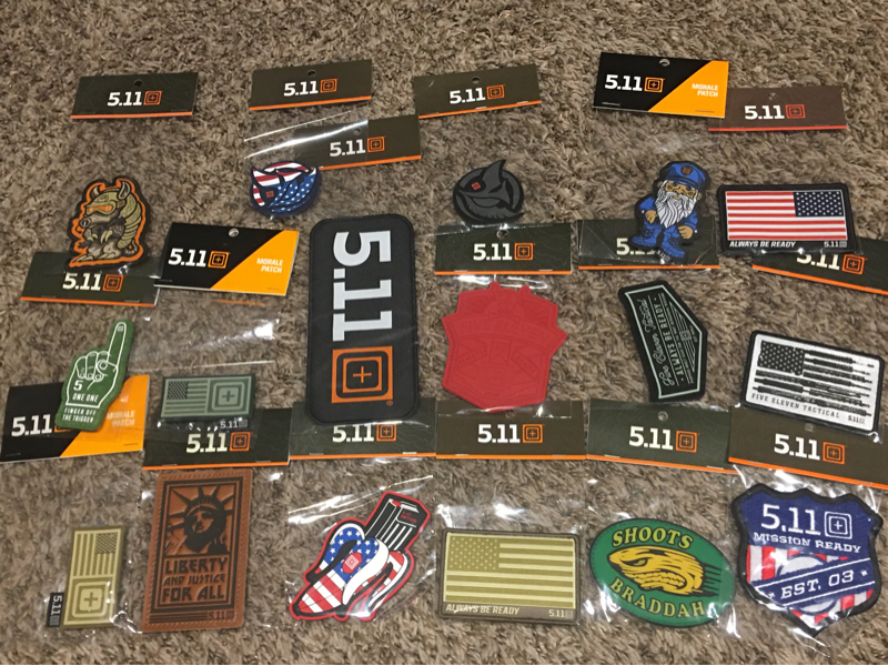 SOLD Huge 5.11 Tactical Morale Patch Selection!