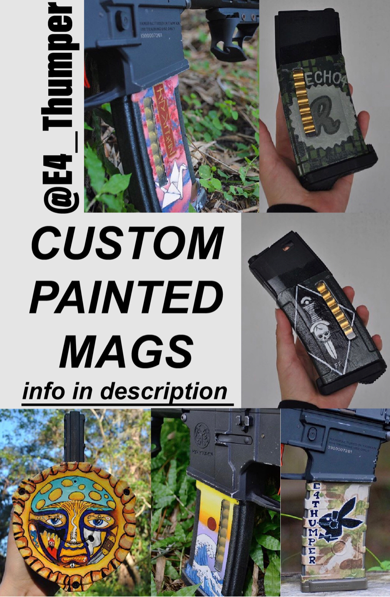 custom painted ar 15 magazines