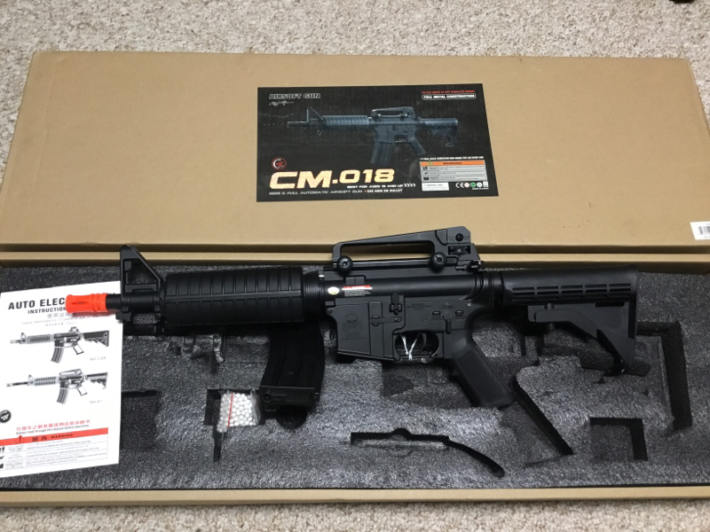 Sold Cyma Full Metal M4 Cm 018 Hopup Airsoft 1567