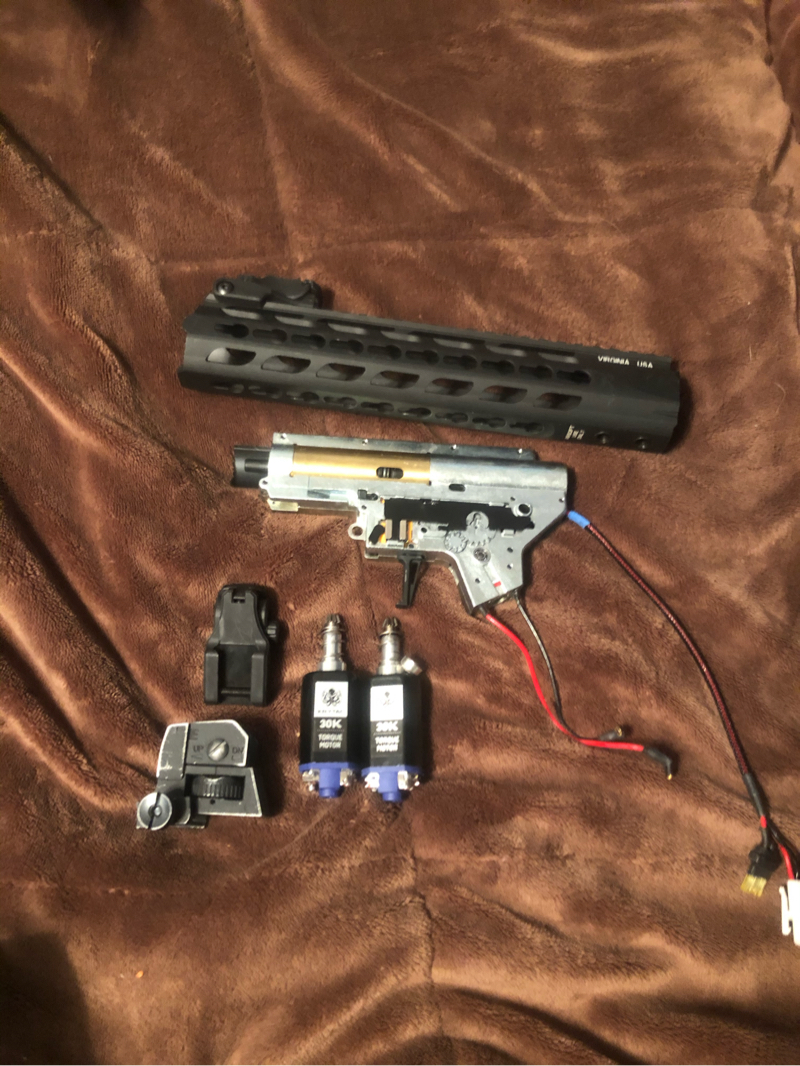 Sold Krytac Gearbox Motors And Rail System Hopup Airsoft