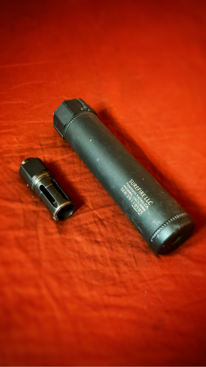 Sold Metal Qd Suppressor With Flash Hider Hopup Airsoft