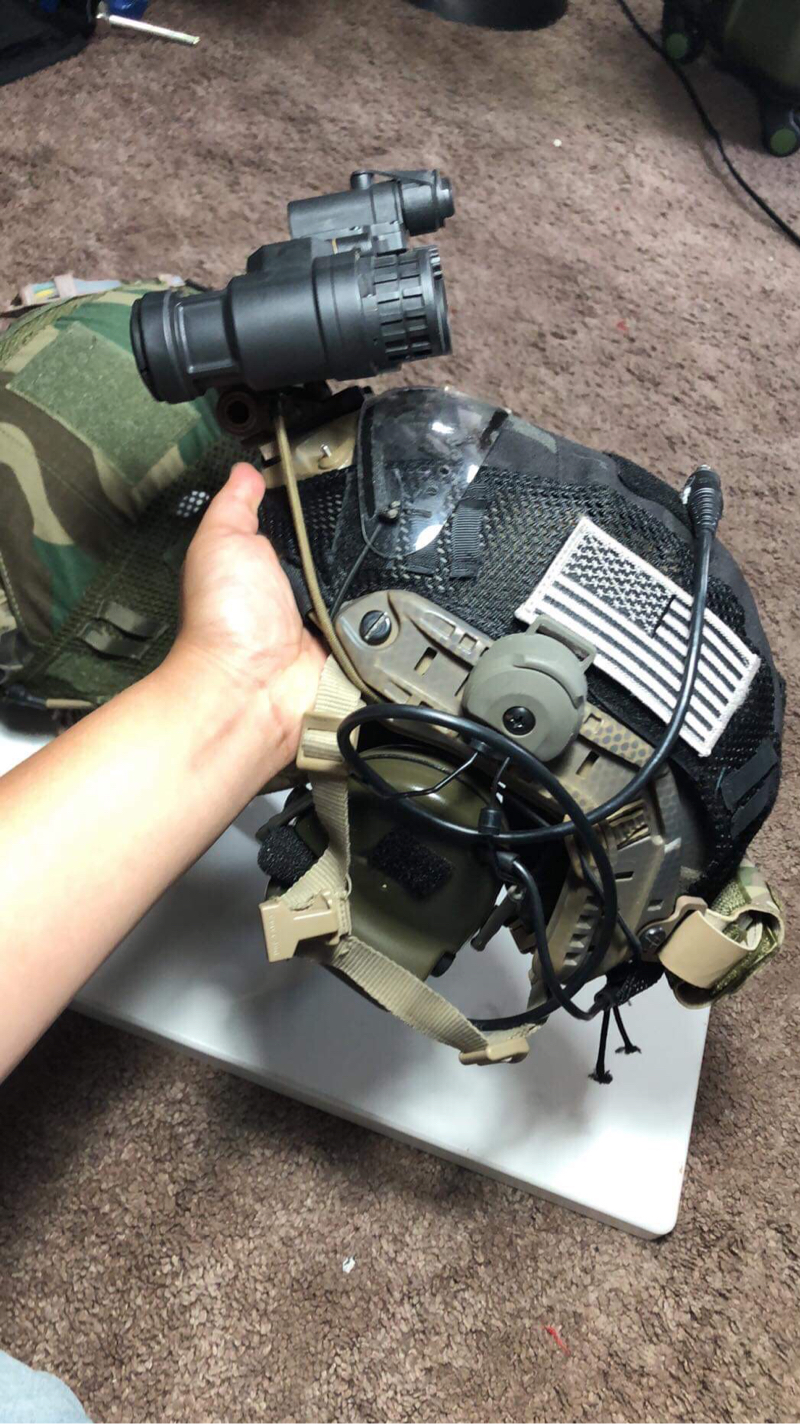 SOLD MCB Helmet setup | HopUp Airsoft