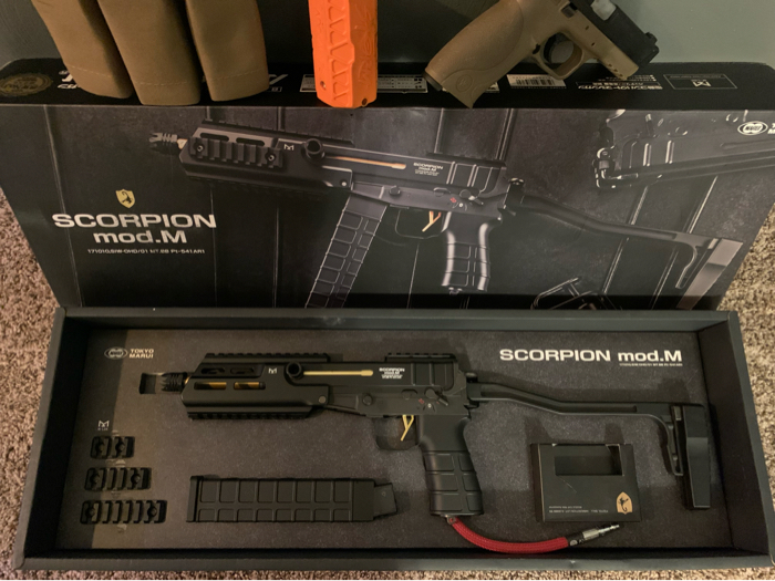 SOLD POLARSTAR Tokyo Marui Compact Scorpion Mod-M HPA!!! | HopUp