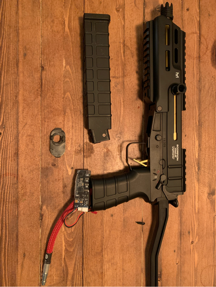 SOLD POLARSTAR Tokyo Marui Compact Scorpion Mod-M HPA!!! | HopUp