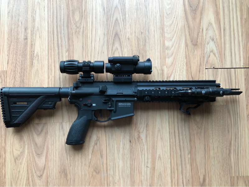 Sold Vfc Hk416a5 Stage 3 Upgrade By Black Blitz Hopup Airsoft