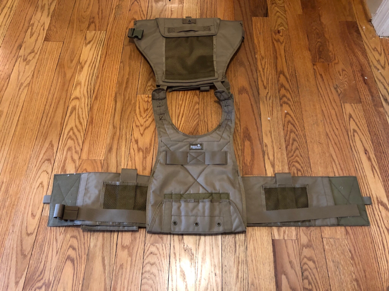 Sold Lancer Tactical Assault Plate Carrier Tan Hopup Airsoft