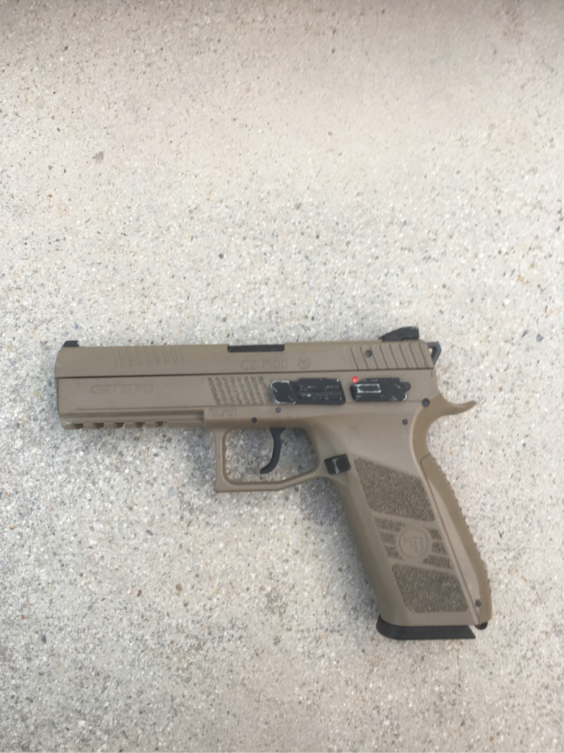 SOLD ASG CZ P-09 Gas Blowback Pistol | HopUp Airsoft