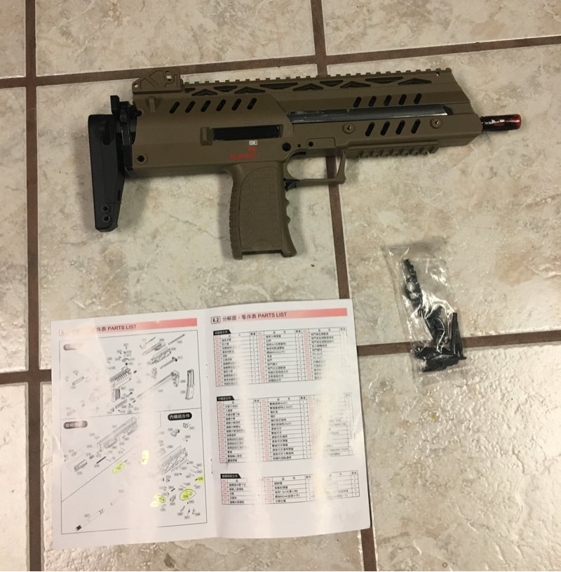 SOLD WE Tech SMG8 (MP7) PARTS | HopUp Airsoft