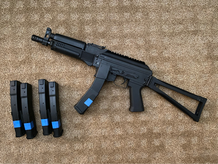 SOLD) LCT PP19 Vityaz AEG + 6 Mid-cap Mags and 3 Couplers (READ  DESCRIPTION) | HopUp Airsoft