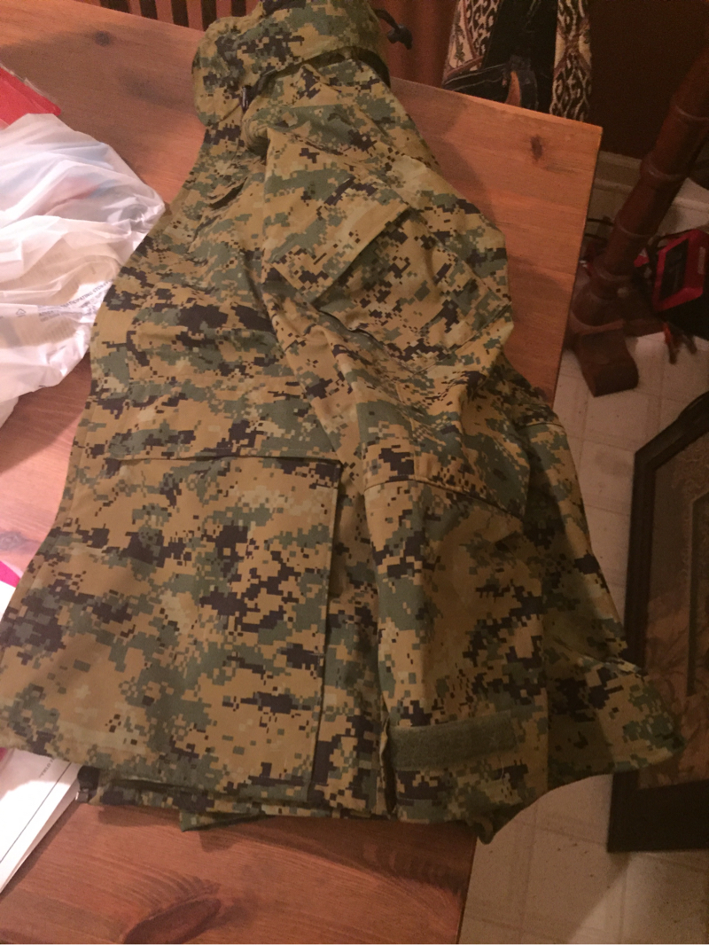 SOLD Goretex Marpat Marine Rain Jacket (Price drop) | HopUp Airsoft