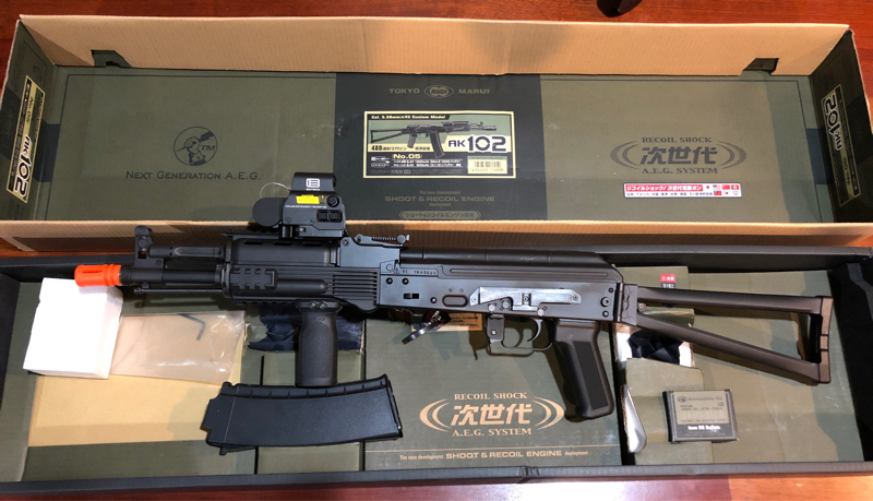 SOLD Brand New Tokyo Marui AK102 Next Gen Recoil Shock | HopUp Airsoft
