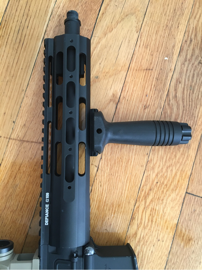 WTT/WTS Krytac defiance rail with foregrip | HopUp Airsoft