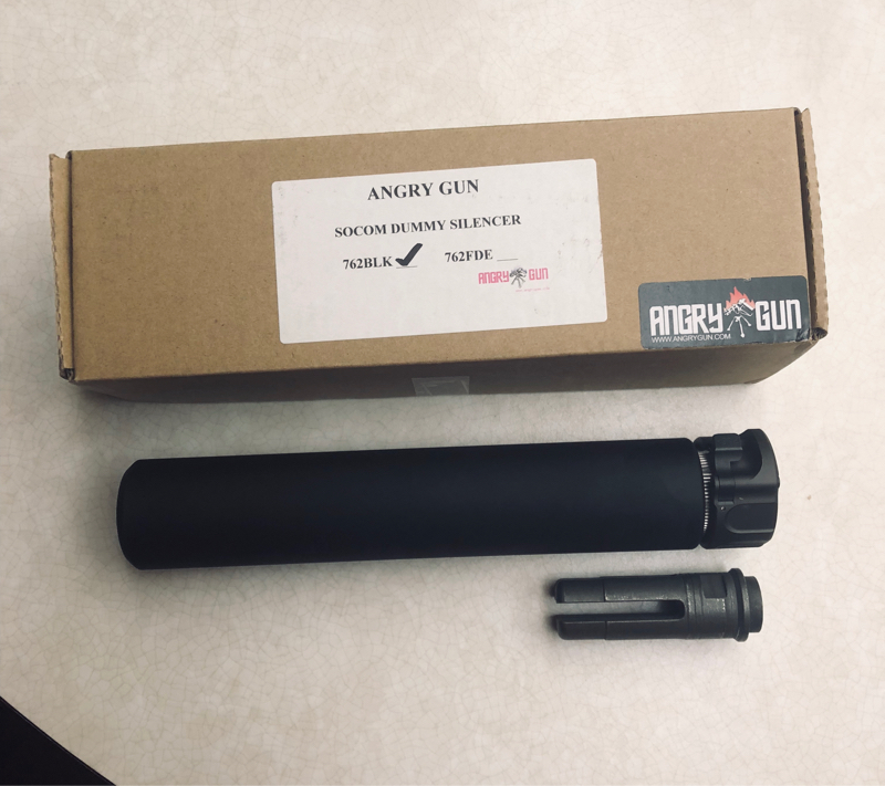 Sold New Angrygun Surefire Mock Suppressor Hopup Airsoft