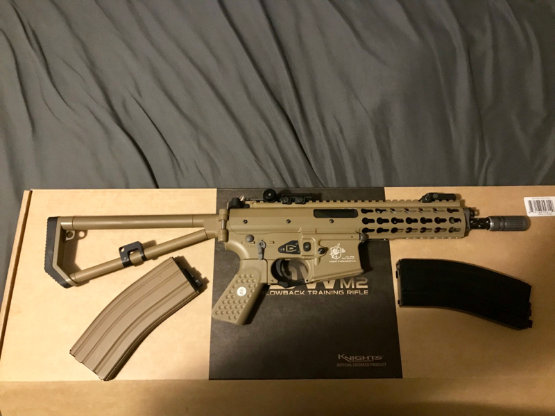 SOLD EMG Knights Armament Airsoft PDW M2 HopUp Airsoft