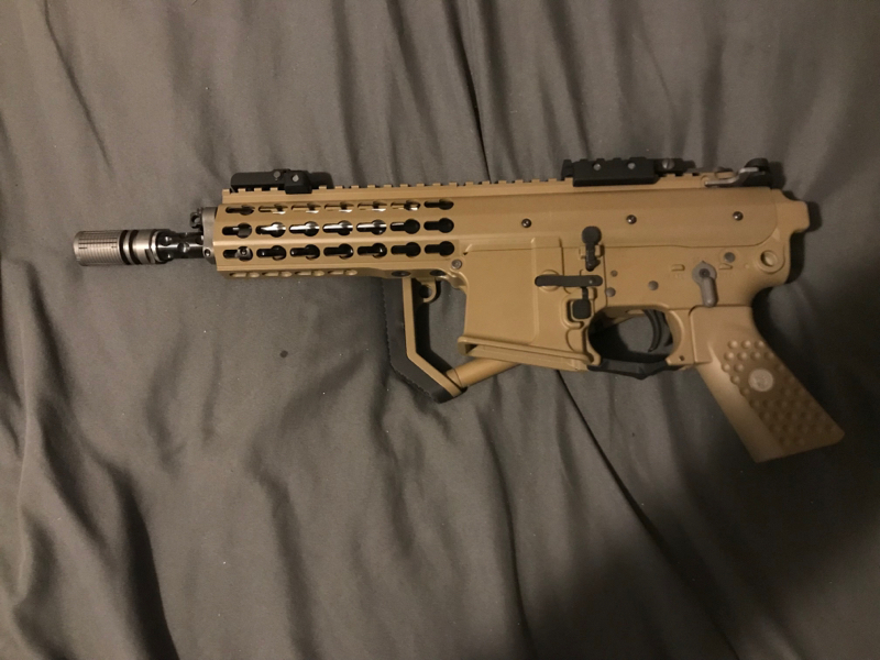 SOLD EMG Knights Armament Airsoft PDW M2 HopUp Airsoft