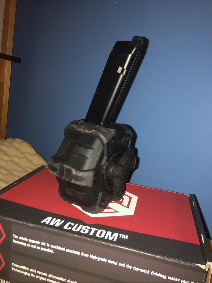 Sold Brand New Aw Custom Glock Drum Mag Hopup Airsoft