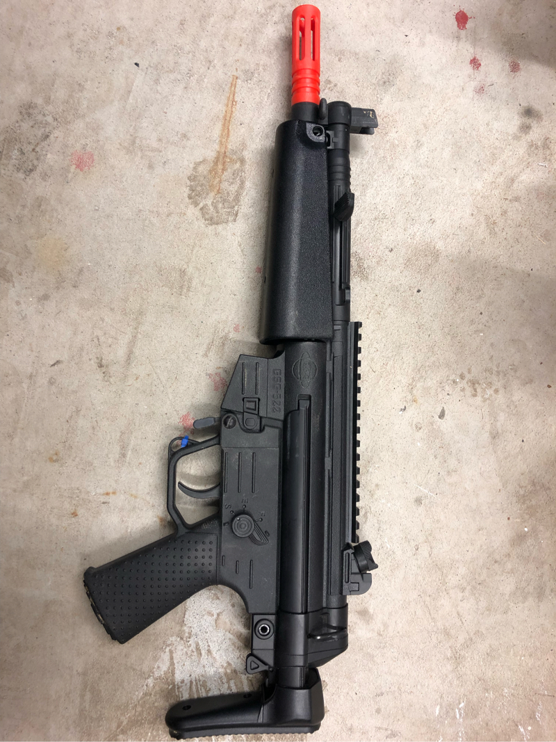 Sold Ics Gsg552 Mp5 With Retractable Stock Hopup Airsoft