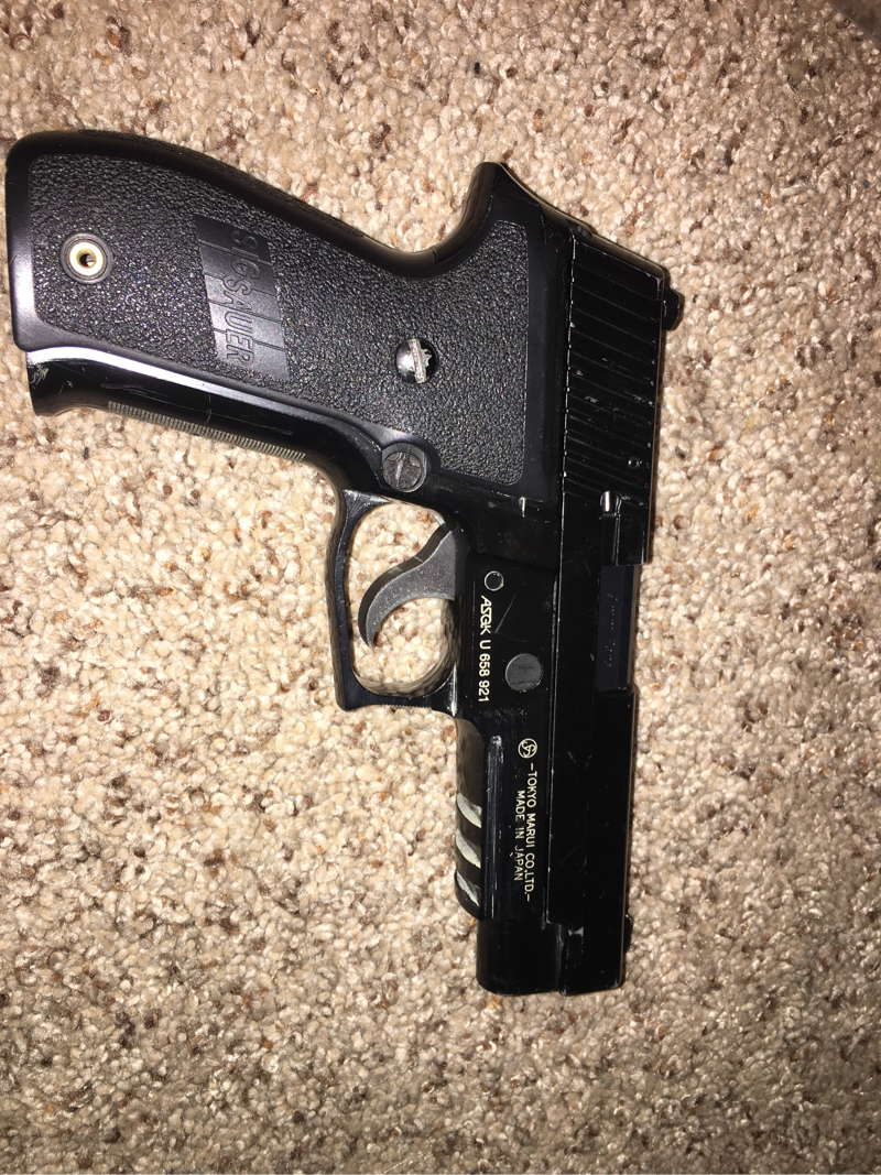 SOLD Boneyard MARUI P226 With Guarder Slide HopUp Airsoft