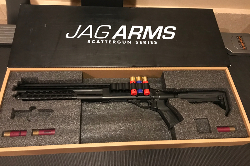 SOLD JAG Arms Gas Scattergun Airsoft Shotgun (Model: SPX2 / Black ...