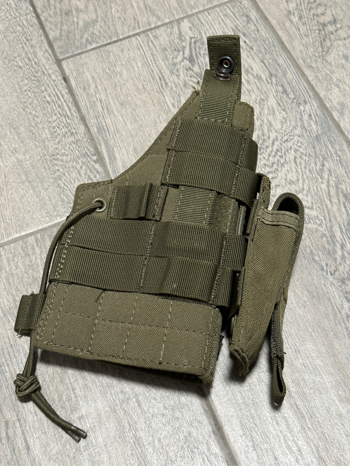 ACEXIER Tactical Drop Leg Holster with Magazine Pouch Military