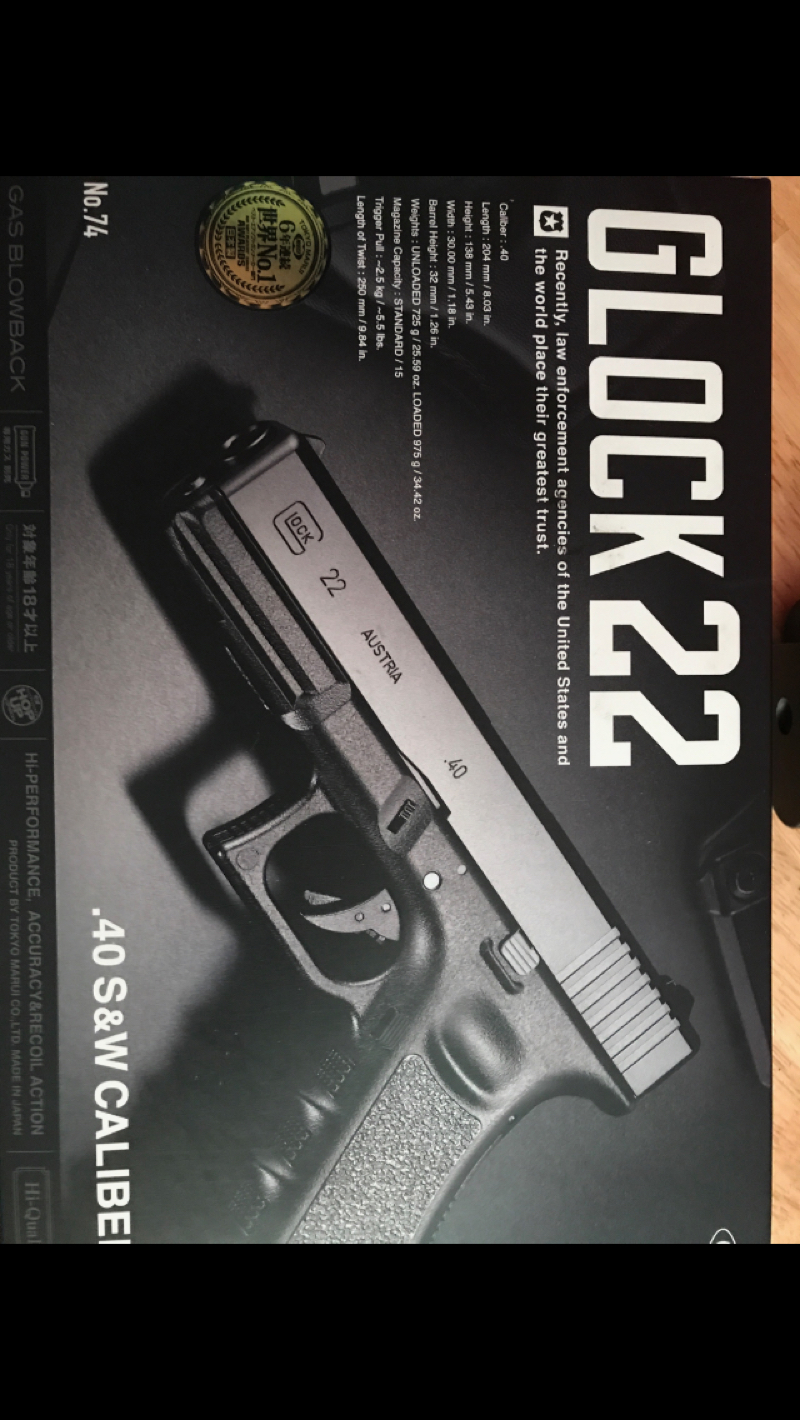 SOLD TM glock 22 | HopUp Airsoft