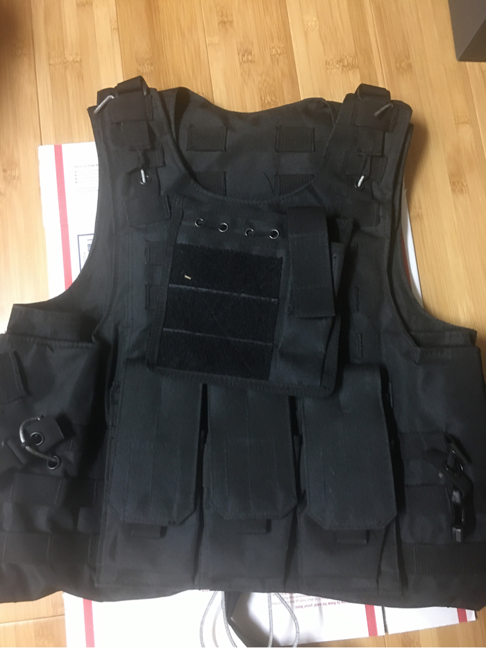 Black plate carrier | HopUp Airsoft