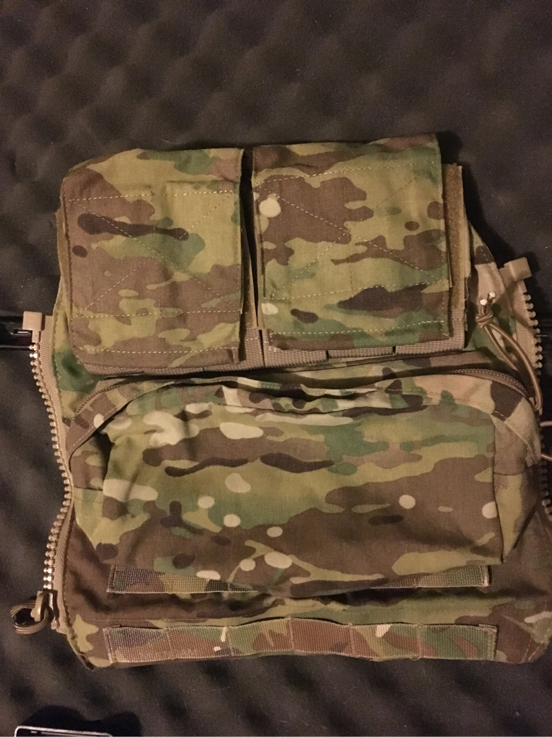 SOLD Semapo Gear 40 Mm Zip On Pouch Panel Multicam HopUp Airsoft