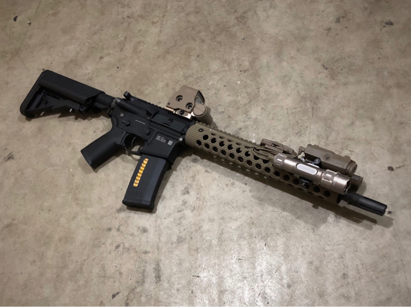 SOLD Real 13” Troy Alpha Rail FDE (Real Steel) | HopUp Airsoft