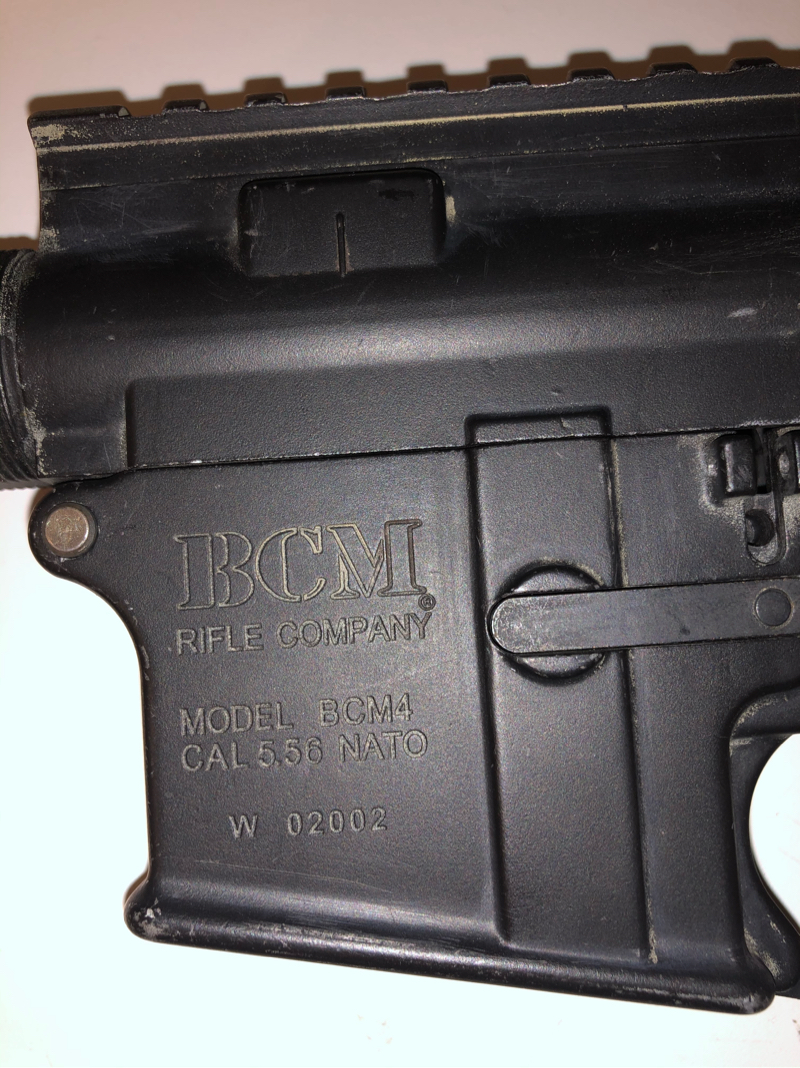 返品保証BCM RIFLE COMPANY BCM4 カスタムトレポン スコープ 東京マルイ 全長約53cm サバゲー 中古 動作未確認 現状 18歳以上 エアガン