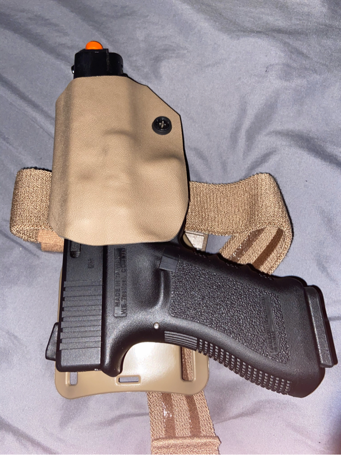 Custom Airsoft Light-Bearing Holster - Milwaukee Custom Kydex