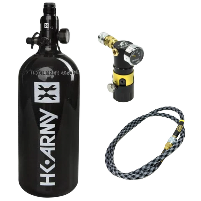 HK Army Aluminum Compressed Air HPA Paintball Tank Air Systems - Standard  Regulator