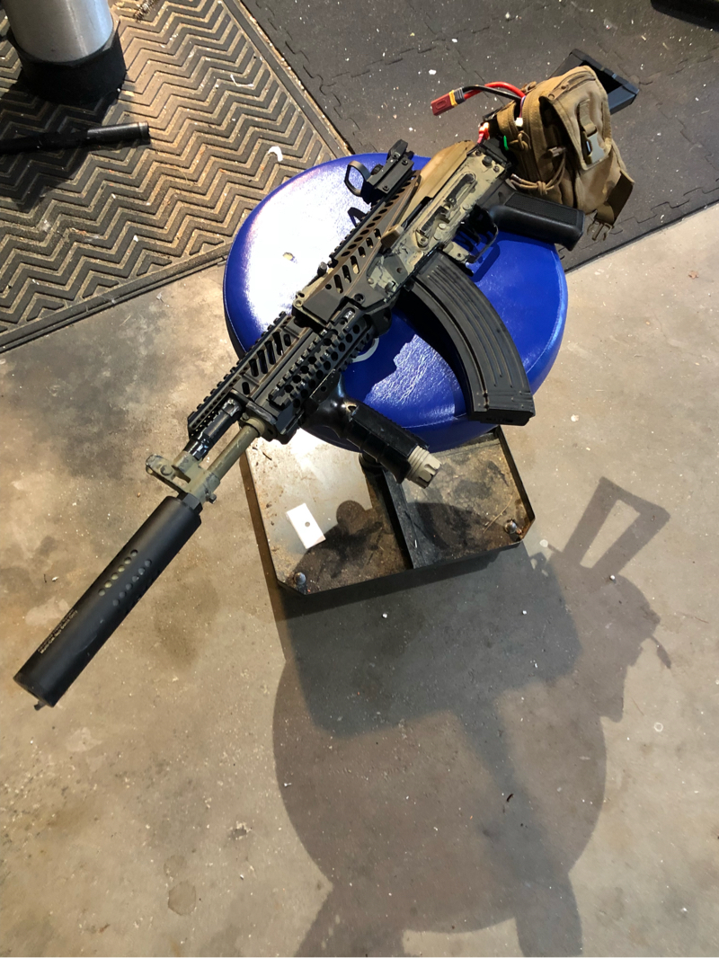 Crazy X47 Ssg Build E L Ak Hopup Airsoft