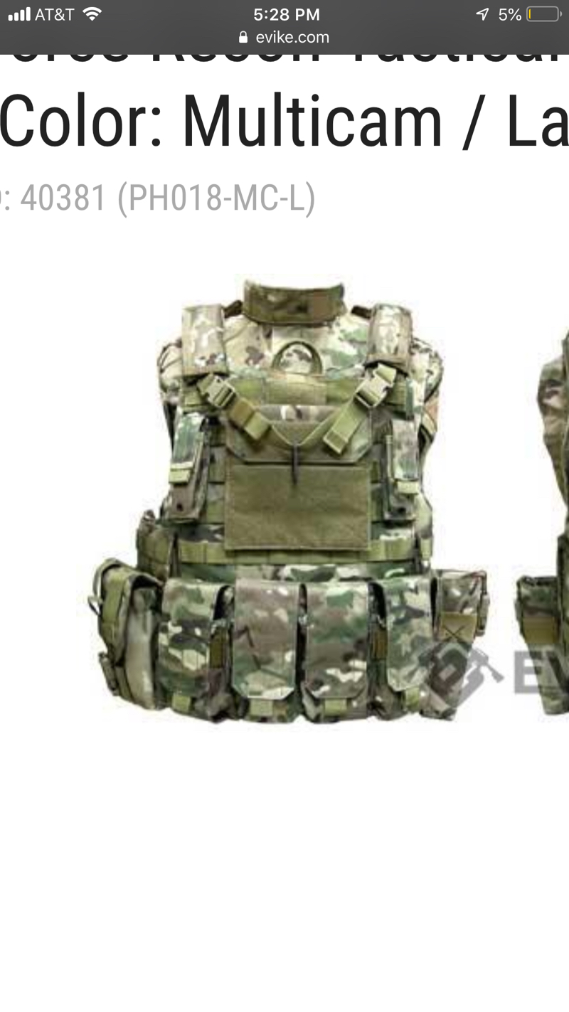 SOLD Multicam plate carrier/vest | HopUp Airsoft