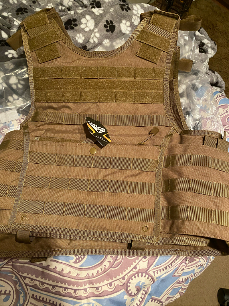 SOLD Condor exo plate carrier tan/new | HopUp Airsoft