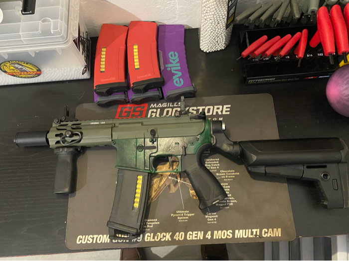 SOLD custom pdw build m4 | HopUp Airsoft