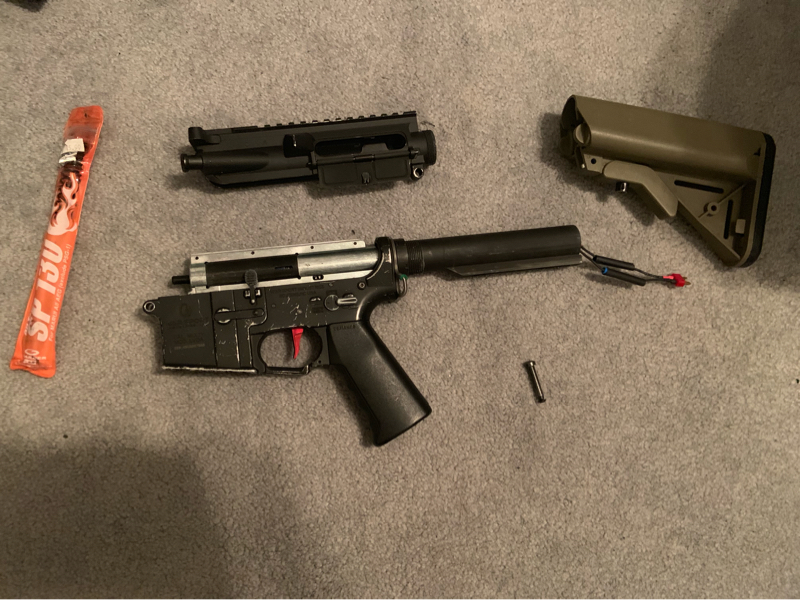 SOLD Krytac body and umbrella armory gearbox | HopUp Airsoft