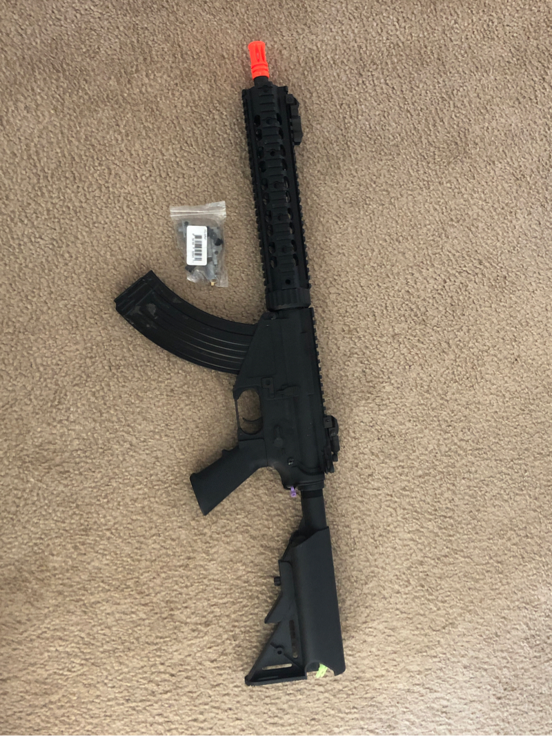 SOLD Upgraded CYMA SR 47 HopUp Airsoft