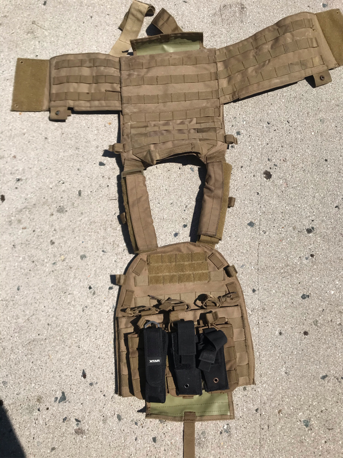 SOLD Tan Plate Carrier | HopUp Airsoft